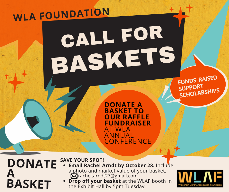 Ad requesting basket donations