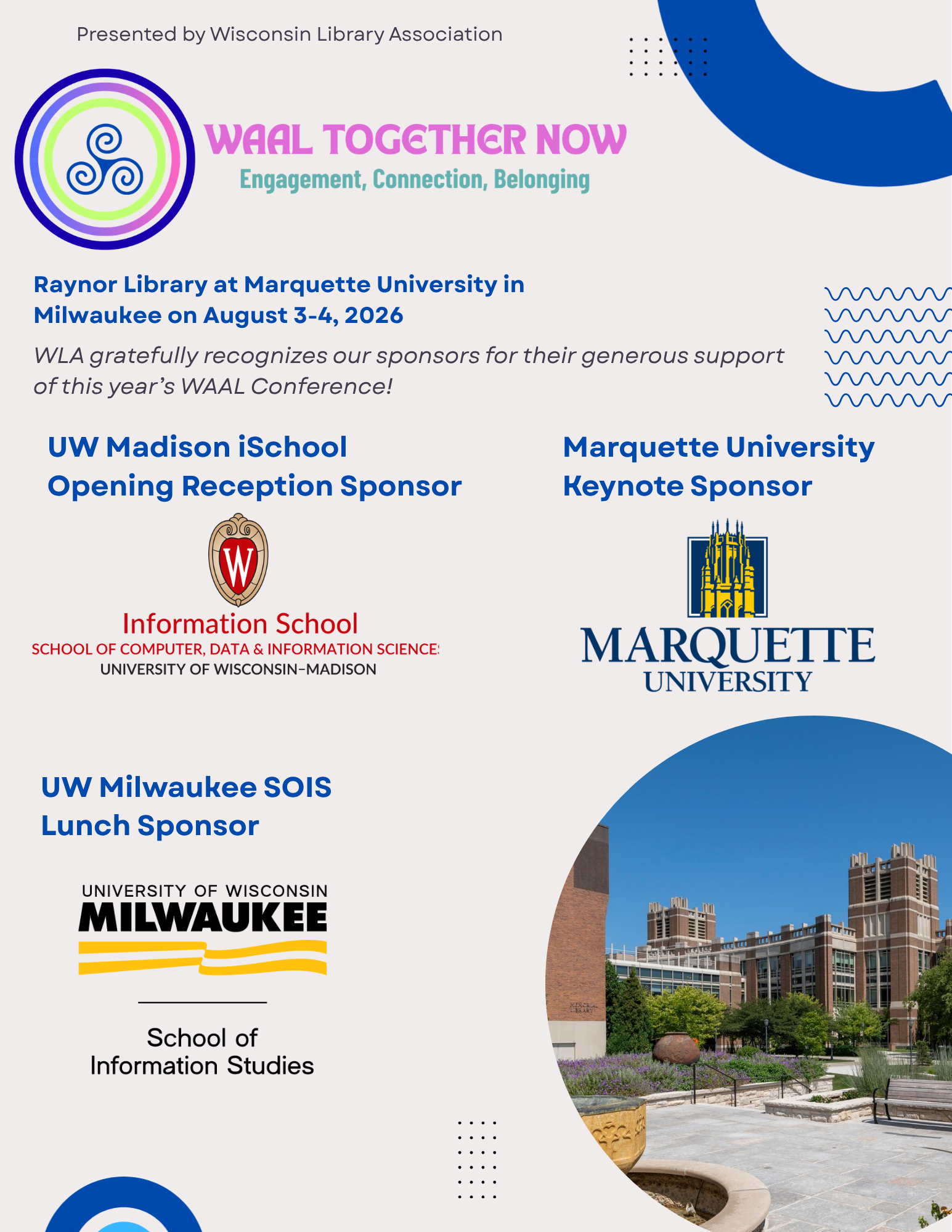 WAAL Conference 2026 sponsors