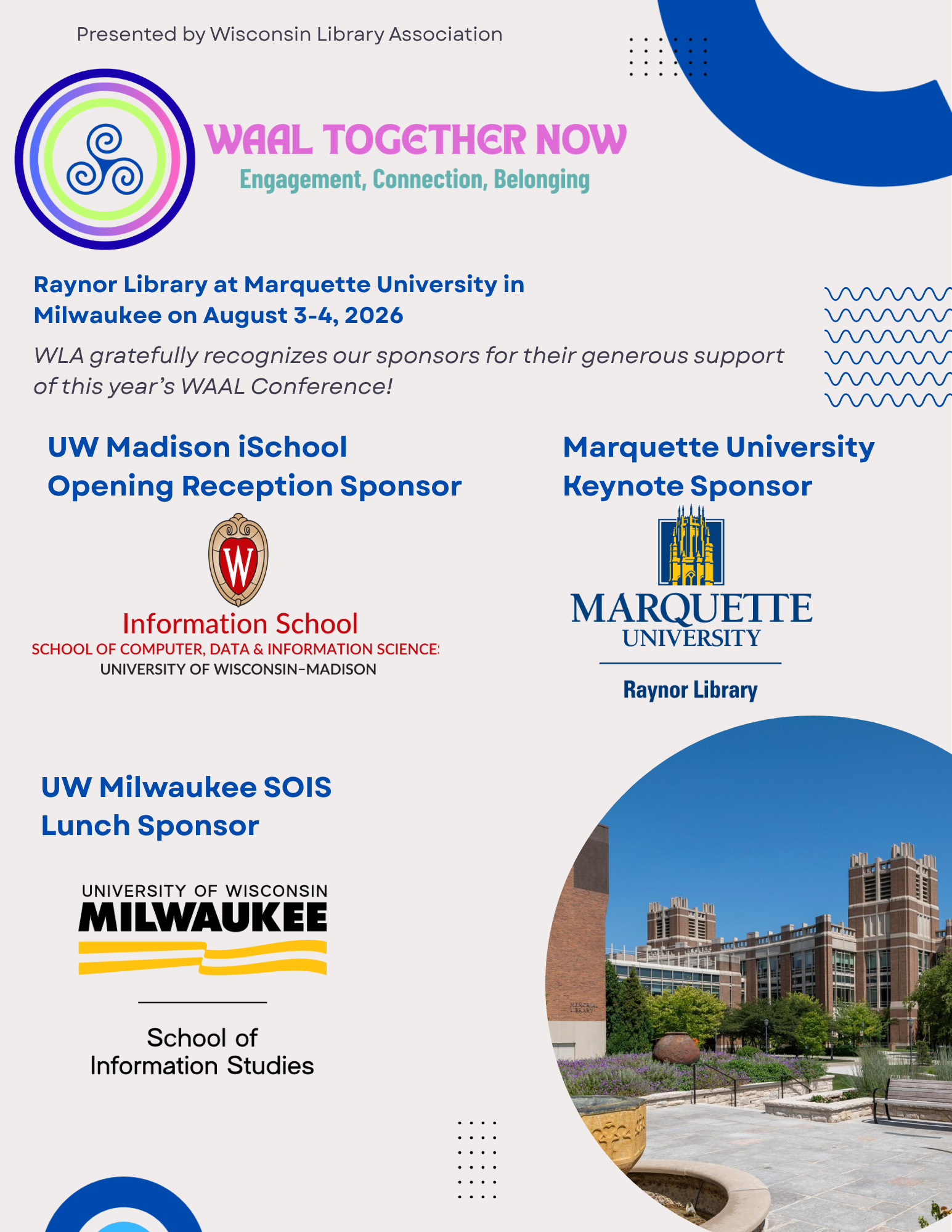 WAAL 2026 Conference Sponsors
